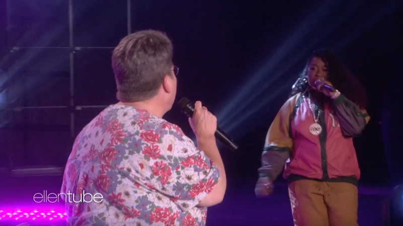 Illustration for article titled Missy Elliott Meets Her 'Funky White Sister' On Ellen and I'm Yelling
